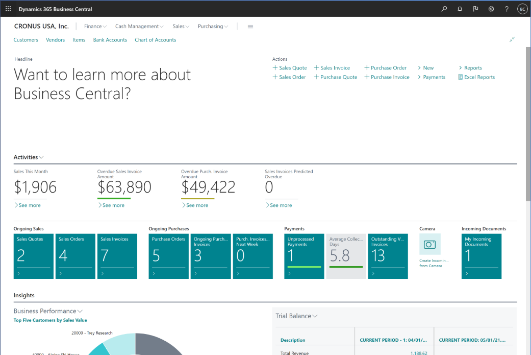 Dynamics 365 Business Central